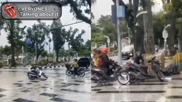 Viral Jalan Di Medan Kini Dikeramik, Bikin Belasan Pengendara Motor Terpeleset Dan Terjatuh